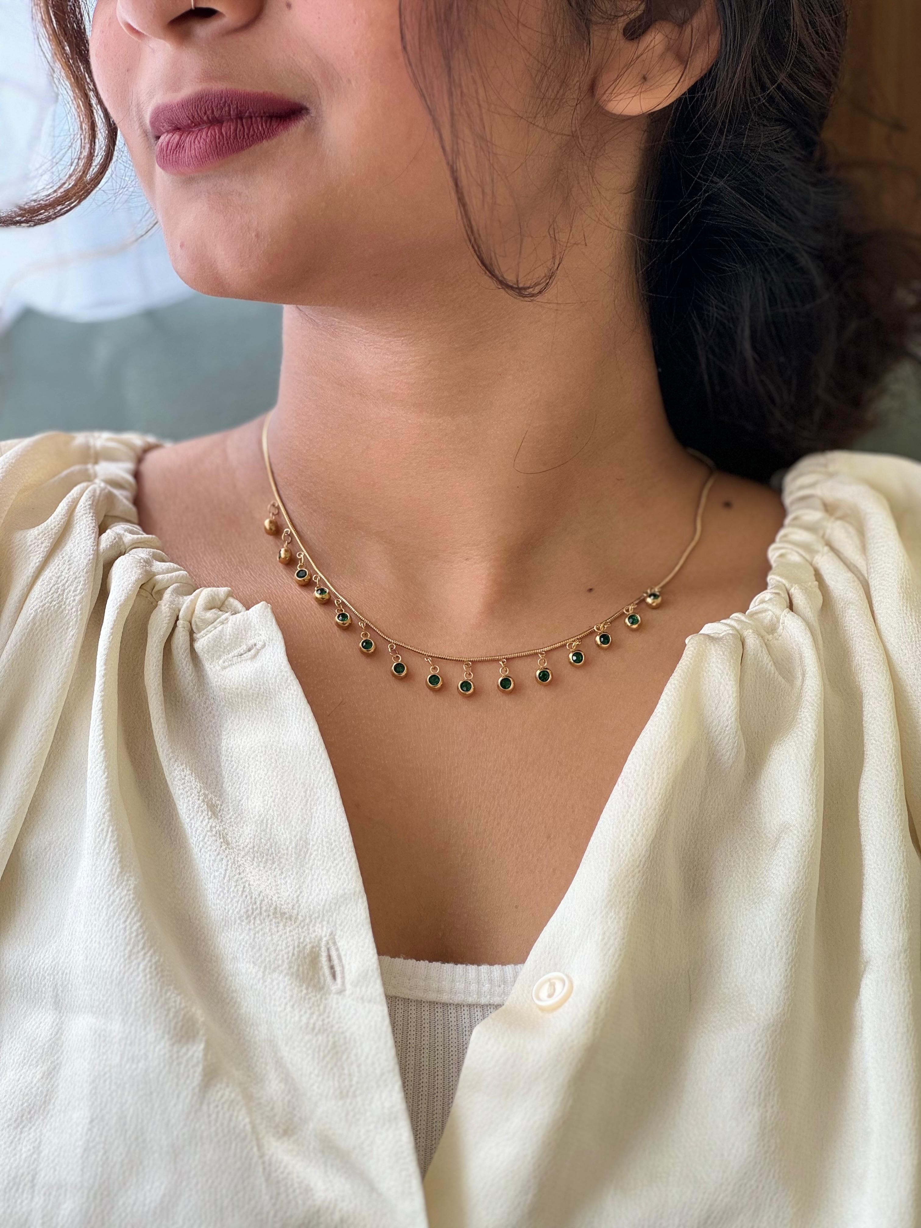 Green Stone Necklace